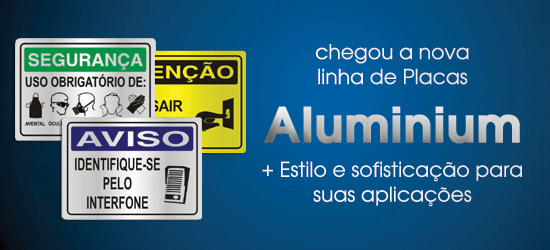 Placas de Alum�nio