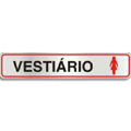 S100BU-Placa Sinalize-Vestiário Feminino