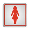 S120AD-Placa Sinalize-Sanitário Feminino