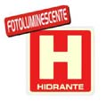 S120AZ-Placa Sinalize-Hidrante Fotoluminescente