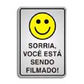 S150AI-Placa Sinalize-Sorria você está sendo filmado