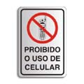S150AN-Placa Sinalize-Proibido o uso de Celular