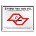S180SP-Placa Sinalize-Proibido Fumar (Antifumo SP)