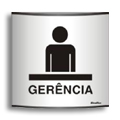 S500AB-Placa Sinalize-Gerência-Placa Calandrada