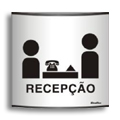 S500AC-Placa Sinalize-Recepção-Placa Calandrada
