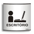 S500AD-Placa Sinalize-Escritório-Placa Calandrada