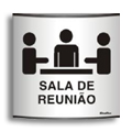 S500AF-Placa Sinalize-Sala de Reunião-Placa Calandrada