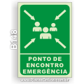 B148-Placa Ponto de Encontro
