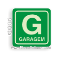 C005-Placa Garagem (Fotoluminescente)