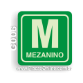 C006-Placa Mezanino (Fotoluminescente)