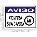 F117-Placa AVISO: Confira sua carga