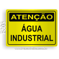 F305 - Placa ATENÇÃO: Água industrial