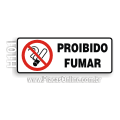 H101-Placa Proibido Fumar