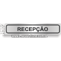 H302 - Placa para Identificação de Setores: Recepção