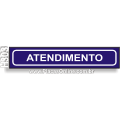 H303-Placa para Identificação de Setores: Atendimento