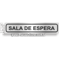 H304 - Placa para Identificação de Setores: Sala de Espera