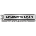 H305 - Placa para Identificação de Setores: Administração