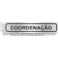 H309 - Placa para Identificação de Setores: Coordenação