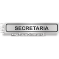 H311 - Placa para Identificação de Setores: Secretaria