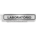 H313 - Placa para Identificação de Setores: Laboratório