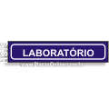 H313-Placa para Identificação de Setores: Laboratório