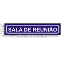 H317-Placa para Identificação de Setores: Sala de reunião