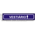 H323-Placa para Identificação de Setores: Vestiário Masculino (figura)