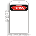M000-Cartão de travamento PERIGO: Sem texto