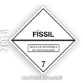 N016-Placa Transporte de rísco: Material físsil