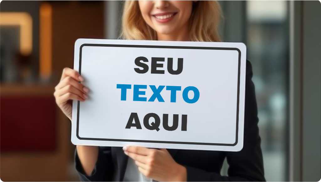 Placa Personalizada