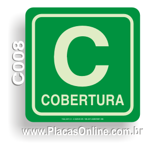 Placa Cobertura Fotoluminescente (S17)